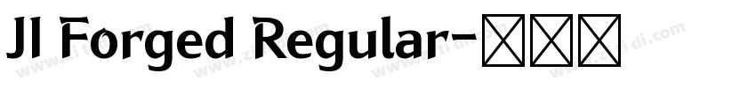 JI Forged Regular字体转换